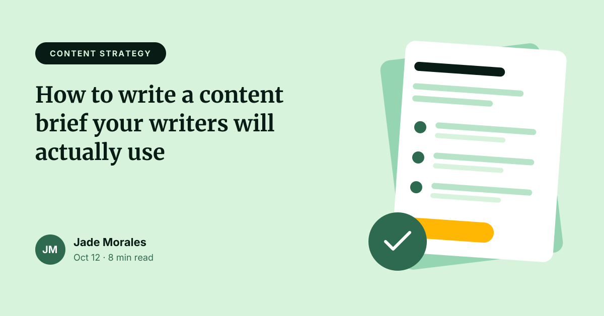 Preview of the Blog Featured Image template: article header with category tag, title, byline and illustration