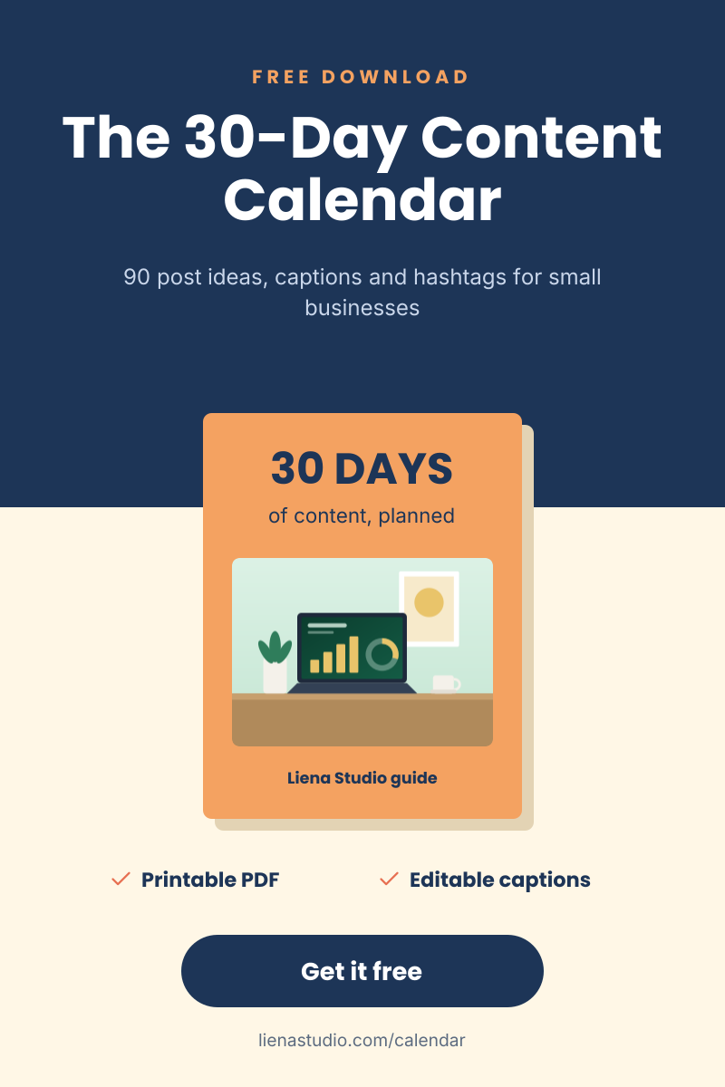 Preview of the Lead Magnet Pinterest Pin template: freebie pin with a title, ebook mockup, benefits and a download button