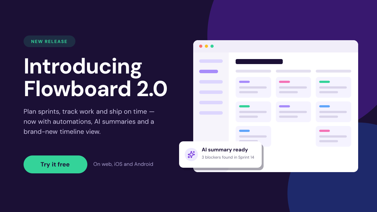 Preview of the New Product Launch template: saas launch graphic with a release badge and an editable ui mock-up